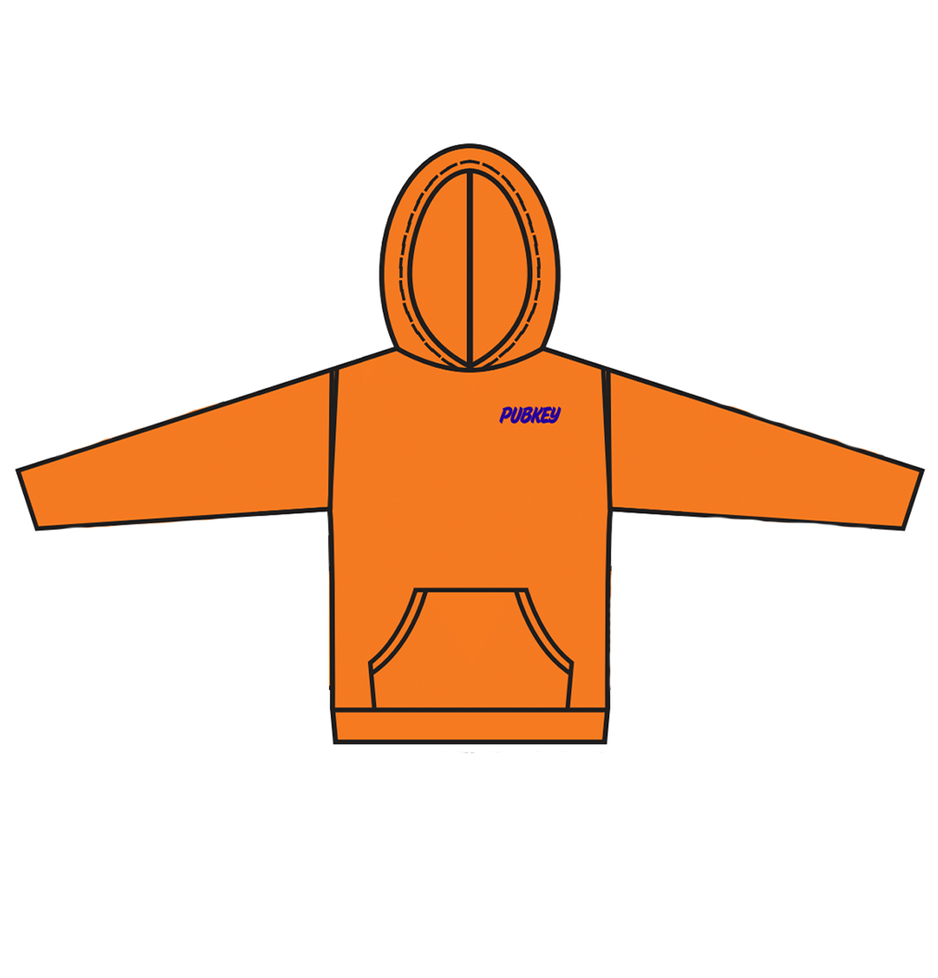 Orange Hoodie - Thank You For Your Time